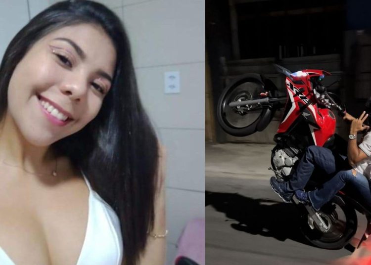 Jovem cai da garupa e morre após namorado ‘dar grau’ na moto em Manaus