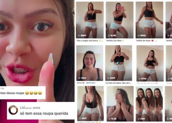 Talarica da Bemol, Iris, rebate críticas por usar a mesma roupa em vídeos: 'deve estar azeda'