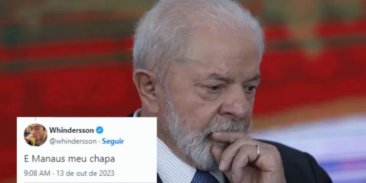 Whindersson Nunes questiona Lula sobre queimadas e fumaça em Manaus