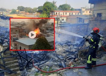 Veja momento em que vila é destruída em incêndio no Petrópolis