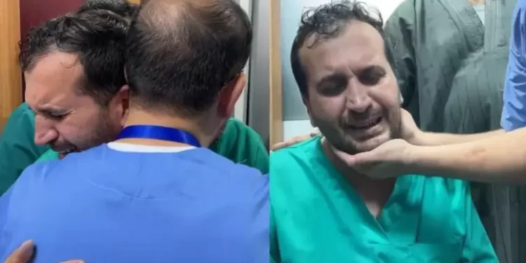 Médico se desespera ao encontrar corpos de pai e irmão durante trabalho em hospital de Gaza; veja vídeo