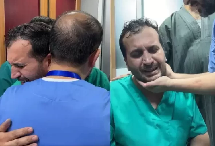 Médico se desespera ao encontrar corpos de pai e irmão durante trabalho em hospital de Gaza; veja vídeo