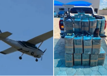 Um avião com 400 quilos de pasta base de cocaína invadiu nesta sexta-feira (10), a Fazenda Talismã, do cantor sertanejo. Vídeo: