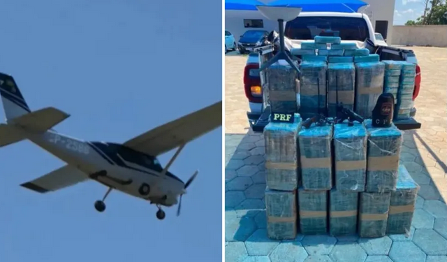 Um avião com 400 quilos de pasta base de cocaína invadiu nesta sexta-feira (10), a Fazenda Talismã, do cantor sertanejo. Vídeo: