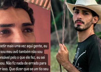 Agenor, da capivara Filó, chora após família ser acusada de desmatamento na Amazônia