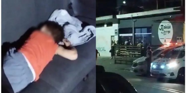 Pais trancam criança de 2 anos no carro e vão para o bar 'tomar uma'