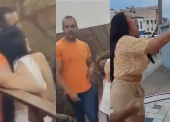 Um date abençoado: mulher pega marido no flagra assistindo à missa com a amante; vídeo