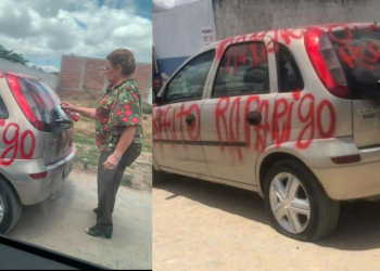 Após descobrir que é corna, primeira-dama picha carro da amante: "rapariga do prefeito"