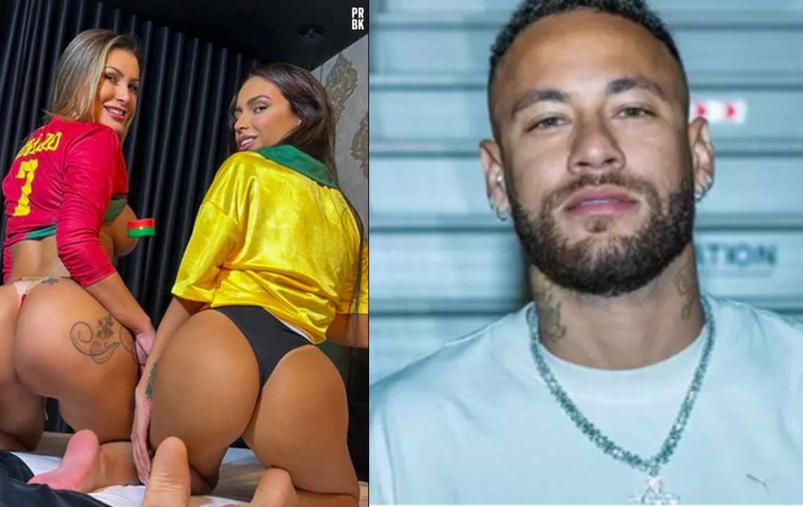 Andressa Urach grava vídeo de sexo com ex-amante de Neymar   e alfineta: “Mais pegada”