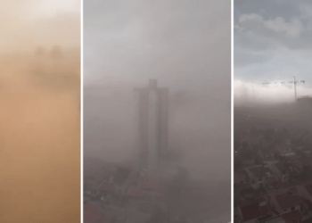 Coisa de cinema: Manaus vira roteiro de filme épico com pandemias, tempestade de areia, estigem, temporais com ventos e relâmpagos violentos, queimadas e fumaça. Seria um replay das 7 pragas do Egito?