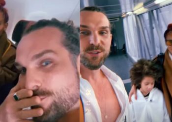 Ex- BBB Aline Wirley e o marido estão em Manaus para encontrar filhos adotivos