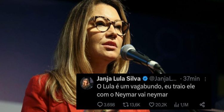 Janja tem perfil em rede social hackeado: “Lula é um vagabundo, eu traio ele com o Neymar”