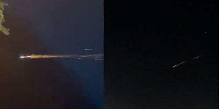 Moradores de várias cidades do Brasil filmam bola de fogo cruzando o céu