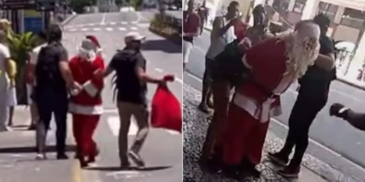 Mau velhinho: Papai Noel é preso após furtar lojas