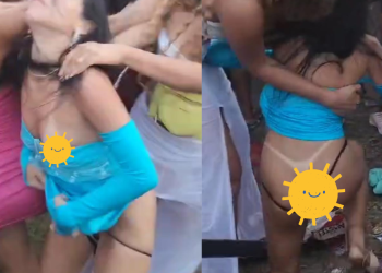 Um vídeo divulgado nas redes sociais, mostra o momento em que várias ‘novinhas’ saem no tapa, após uma festa após a noite. Vídeo: