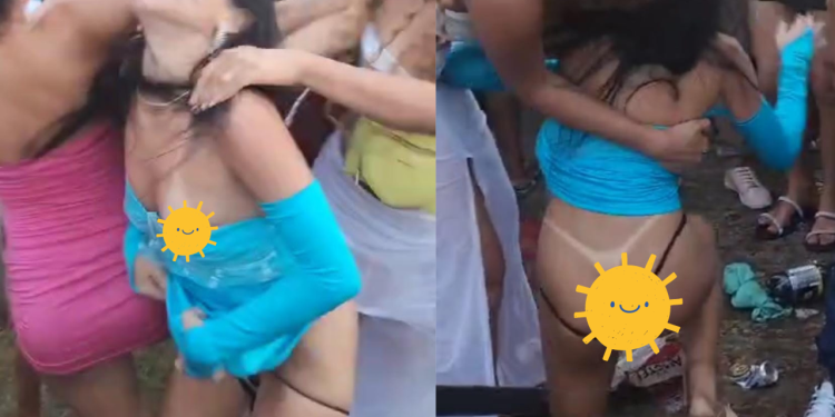 Um vídeo divulgado nas redes sociais, mostra o momento em que várias ‘novinhas’ saem no tapa, após uma festa após a noite. Vídeo: