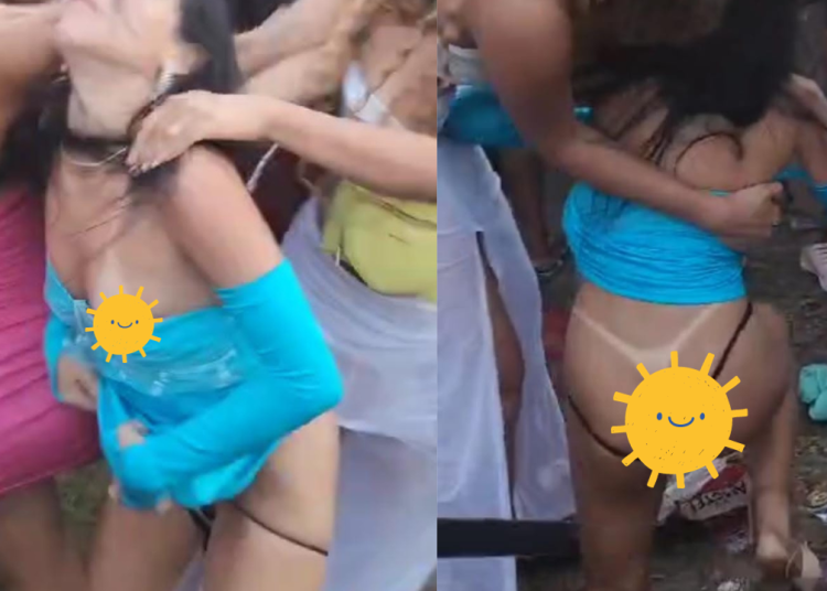 Um vídeo divulgado nas redes sociais, mostra o momento em que várias ‘novinhas’ saem no tapa, após uma festa após a noite. Vídeo: