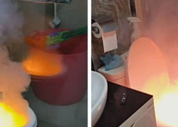 Um chinês passou sufoco no banheiro e quase saiu com a bunda queimada depois que a privada inteligente. Homem quase