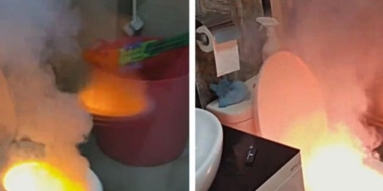 Um chinês passou sufoco no banheiro e quase saiu com a bunda queimada depois que a privada inteligente. Homem quase