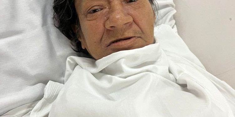 A mesma foi levada até a unidade pelo Samu e alega se chamar Maria Paes Leme