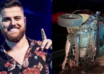 Cantor sertanejo Zé Neto sofre grave acidente de carro em Minas Gerais