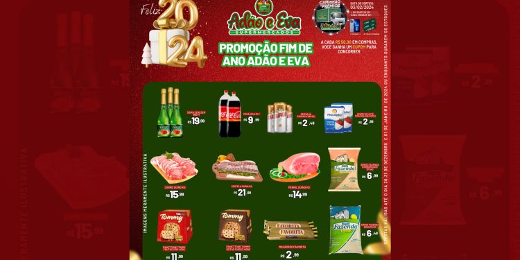 Adão e Eva Supermercados realiza mega promoções de fim de ano