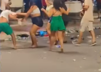Tiro, porrada e confusão no Morro da Liberdade durante festa Reino ‘DesUnido’’