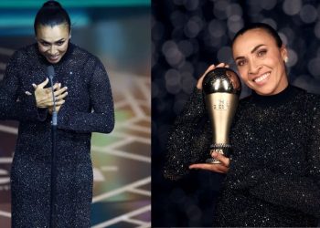 Fifa faz homenagem à Rainha Marta durante premiação