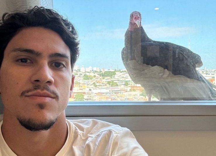 Urubu ‘acorda’ o atacante Pedro do Flamengo, em Manaus