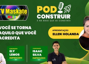 Empresários Ely Lemos e Isaac Silva no Pod Construir