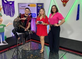 Jessica Veiga e Jorge Oliver no programa Você é Demais desta quarta! 