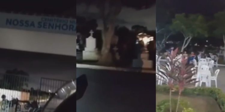 Festa dos mortos? Cantor é contratado para confraternização 'macabra' no cemitério do Tarumã