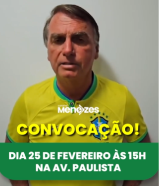 Vídeo: ‘A jiripoca vai piar’. Bolsonaro faz convocação para a Av. Paulista