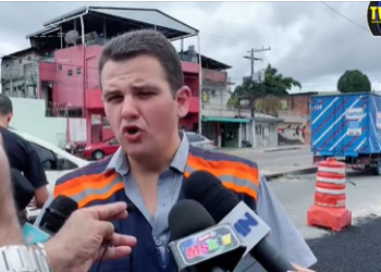 Conclusão da obra na cratera da avenida Constantino Nery