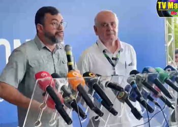 Governador Wilson Lima entrega via de acesso ao futuro Parque Encontro das Águas