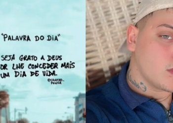 Antes de morrer, “Vitinho Cell” agradeceu a Deus pelo dia de vida
