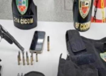 Preso com arma e munições no bairro Compensa