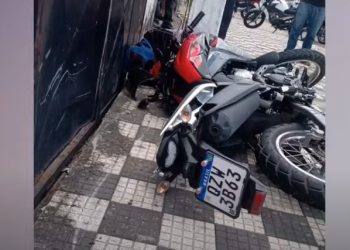 Urgente: Acidente com motoqueiro próximo ao Hospital 28 de Agosto
