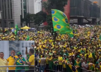 O ex-presidente Jair Bolsonaro (PL) defendeu a anistia aos presos pelos atos golpistas de 8 de janeiro. Bolsonaro mostra