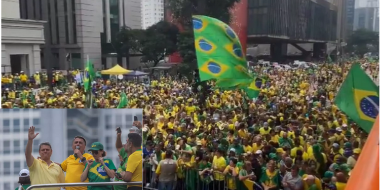 O ex-presidente Jair Bolsonaro (PL) defendeu a anistia aos presos pelos atos golpistas de 8 de janeiro. Bolsonaro mostra