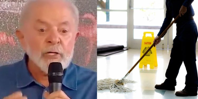 "Nenhuma mulher quer namorar um ajudante geral", diz Lula em discurso