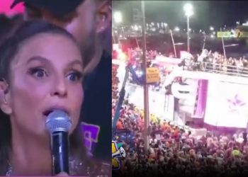 Após dizer que iria "macetar o apocalipse", trio de Ivete Sangalo explode e quase tomba