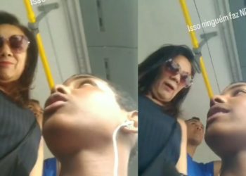Estudante fica revoltado ao receber 'xerecada' de mulher dentro do ônibus: "tem alergia?"