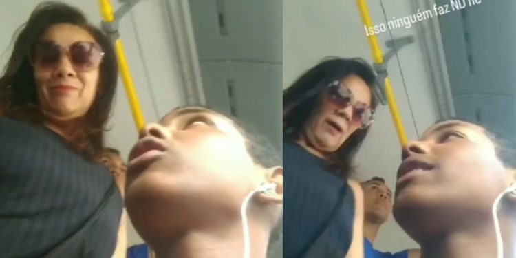 Estudante fica revoltado ao receber 'xerecada' de mulher dentro do ônibus: "tem alergia?"