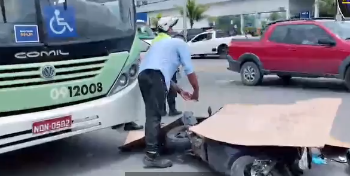URGENTE: Mulher morre em grave acidente de moto na Torquato Tapajós
