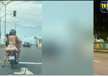 TRAGÉDIA- BMW deixa motociclista ferido na Avenida Cosme Ferreira