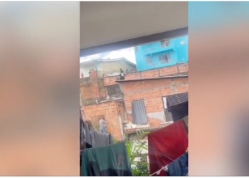 SENTOU O DEDO – PM de folga atira em bandido em fuga pelo teclado em Manaus