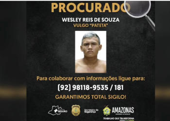 CAÇADO – Polícia procura ‘Pateta’ por participar de execução em Manaus