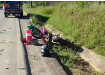 ACIDENTE FATAL: Motociclista morre ao ser atropelado por carreta na BR-174