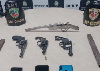 OPERAÇÃO | Polícia apreende motos, armas e celulares na Zona Leste de Manaus